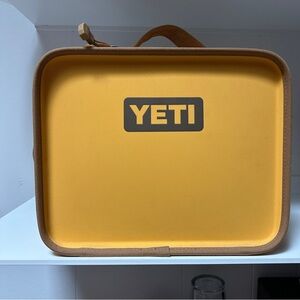 YETI Alpine Yellow Lunch Box. RARE. Retired color